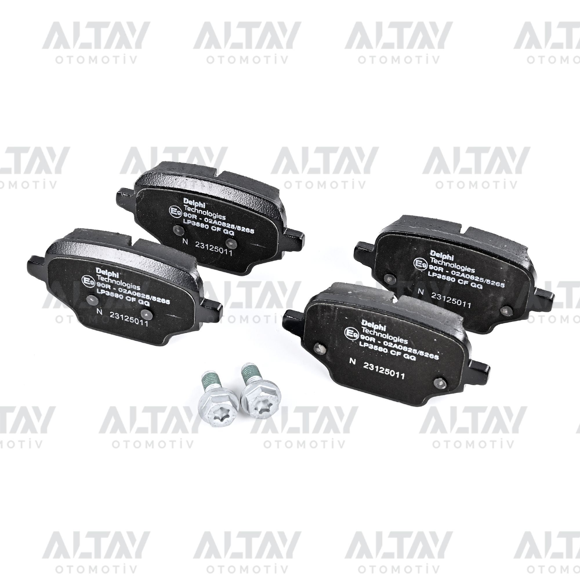 Opel Combo Arka Fren Balata E OEM 1635254980 Opel Combo Arka Fren Balata E OEM 1635254980